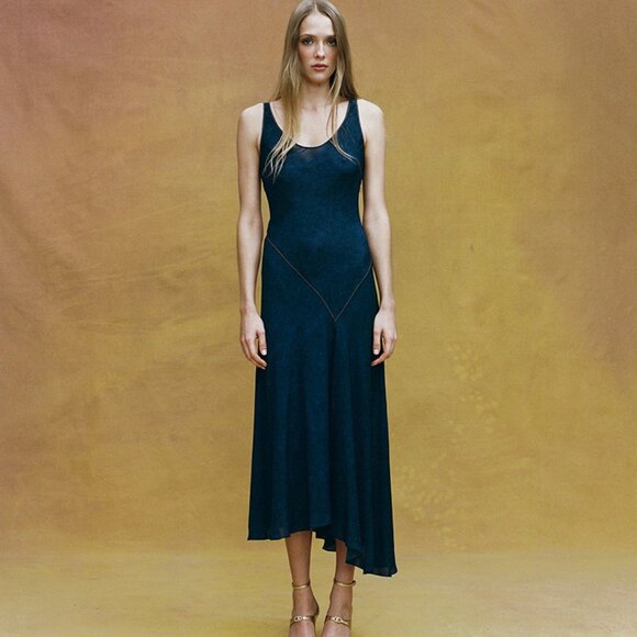 Realisation Par Dresses & Skirts - Realisation Par The Ellery Dress in Dark Denim